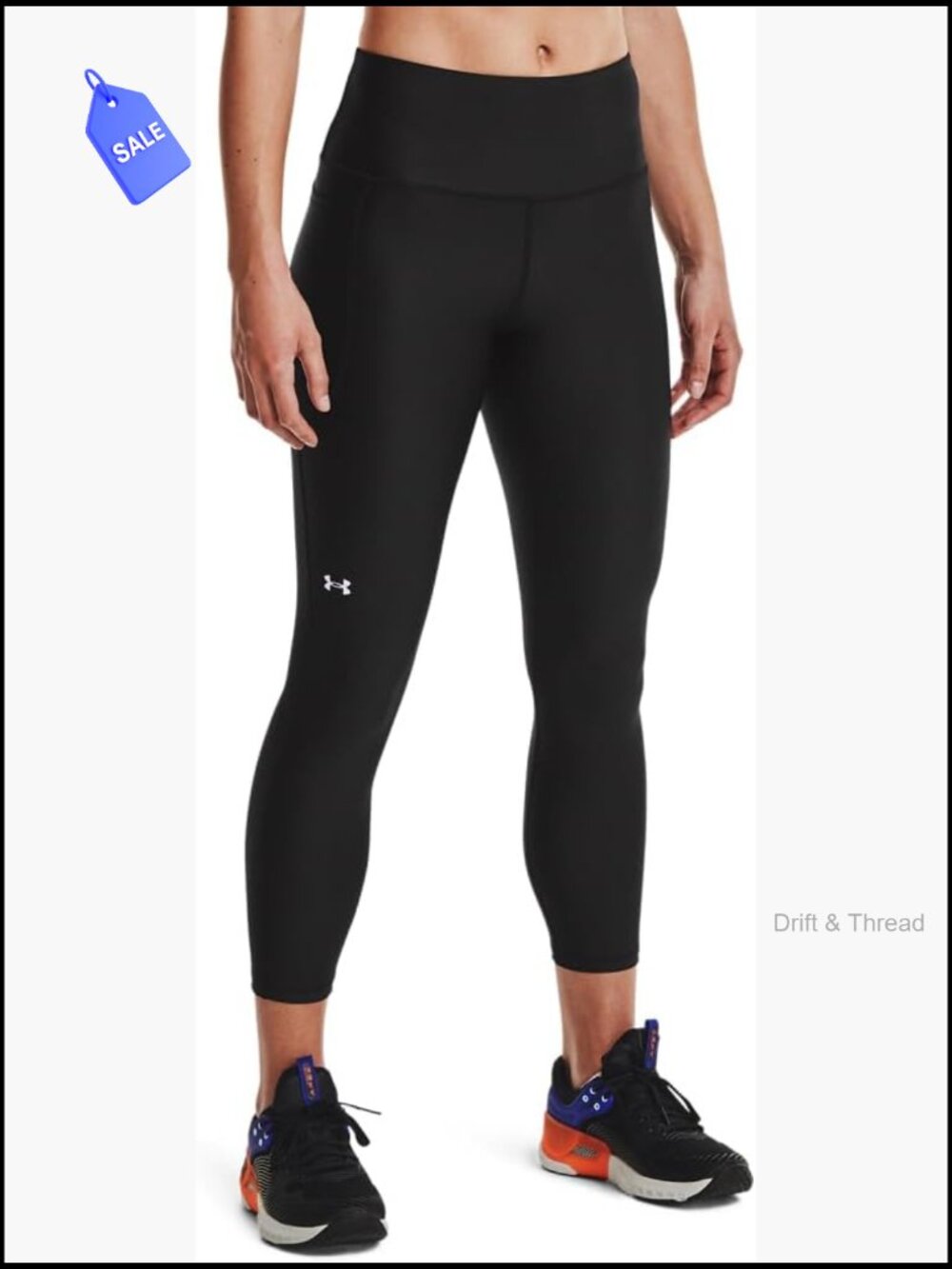 High-Waisted HeatGear Ankle No-Slip Leggings with Pocket